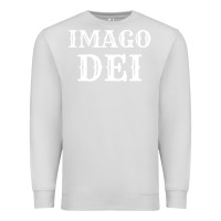 Dove Grey imago dei image of god christian t shirt reformed jesus Premium Sweatshirt - linhVisuals