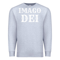 Heather Grey imago dei image of god christian t shirt reformed jesus Premium Sweatshirt - linhVisuals