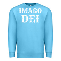 Ocean Blue imago dei image of god christian t shirt reformed jesus Premium Sweatshirt - linhVisuals