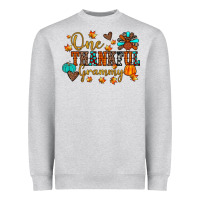 Heather Grey one thankful grammy Heavyweight Sweatshirt - JahusDesignShop