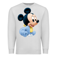 Dove Grey baby micke  mouse Premium Sweatshirt - linhVisuals