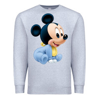Heather Grey baby micke  mouse Premium Sweatshirt - linhVisuals