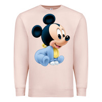 Pale Pink baby micke  mouse Premium Sweatshirt - linhVisuals