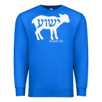 True Royal isaiah 53 lamb yeshua jesus t shirt Premium Sweatshirt - linhVisuals
