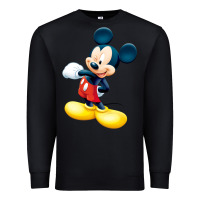 Black micke mouse Premium Sweatshirt - linhVisuals