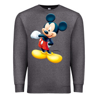 Charcoal Heather micke mouse Premium Sweatshirt - linhVisuals