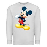 Dove Grey micke mouse Premium Sweatshirt - linhVisuals