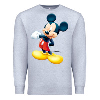 Heather Grey micke mouse Premium Sweatshirt - linhVisuals