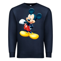 Navy micke mouse Premium Sweatshirt - linhVisuals