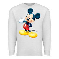 Oatmeal Heather micke mouse Premium Sweatshirt - linhVisuals