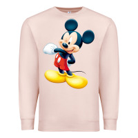 Pale Pink micke mouse Premium Sweatshirt - linhVisuals