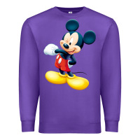 Purple micke mouse Premium Sweatshirt - linhVisuals