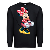 Black minni mouse Premium Sweatshirt - linhVisuals