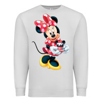 Dove Grey minni mouse Premium Sweatshirt - linhVisuals