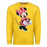 Lemon minni mouse Premium Sweatshirt - linhVisuals