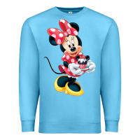 Ocean Blue minni mouse Premium Sweatshirt - linhVisuals