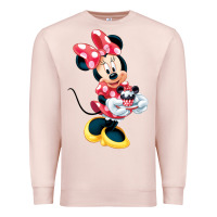 Pale Pink minni mouse Premium Sweatshirt - linhVisuals