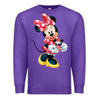 Purple minni mouse Premium Sweatshirt - linhVisuals