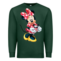 Sports Green minni mouse Premium Sweatshirt - linhVisuals