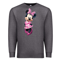 Charcoal Heather minni mouse Premium Sweatshirt - linhVisuals