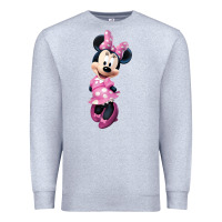 Heather Grey minni mouse Premium Sweatshirt - linhVisuals