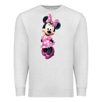 Oatmeal Heather minni mouse Premium Sweatshirt - linhVisuals