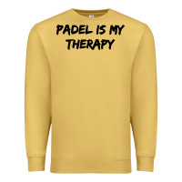 Antique Gold padel is my therapy Premium Sweatshirt - linhVisuals