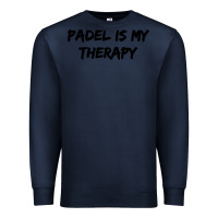 Navy padel is my therapy Premium Sweatshirt - linhVisuals
