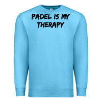 Ocean Blue padel is my therapy Premium Sweatshirt - linhVisuals