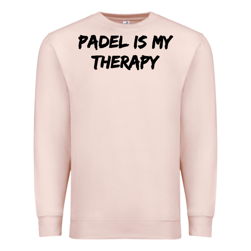 Padel Is My Therapy Premium Sweatshirt by linhVisuals | Teevron