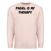 Pale Pink padel is my therapy Premium Sweatshirt - linhVisuals