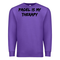 Purple padel is my therapy Premium Sweatshirt - linhVisuals