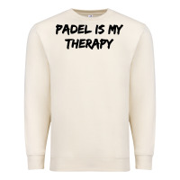 Sandshell padel is my therapy Premium Sweatshirt - linhVisuals