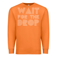 Carrot retro edm wait for the drop house dj trance wash t shirt Premium Sweatshirt - linhVisuals