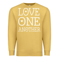 Antique Gold love one another jesus quote christian t shirt Premium Sweatshirt - linhVisuals