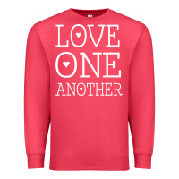 Cardinal love one another jesus quote christian t shirt Premium Sweatshirt - linhVisuals