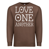 Chestnut love one another jesus quote christian t shirt Premium Sweatshirt - linhVisuals
