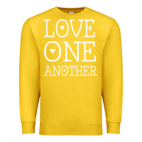 Lemon love one another jesus quote christian t shirt Premium Sweatshirt - linhVisuals