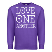 Love One Another Jesus Quote Christian T Shirt Premium Sweatshirt | Teevron