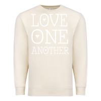 Sandshell love one another jesus quote christian t shirt Premium Sweatshirt - linhVisuals