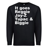 Black it goes reggie jay Premium Sweatshirt - linhVisuals