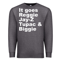Charcoal Heather it goes reggie jay Premium Sweatshirt - linhVisuals