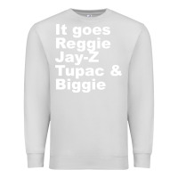 Dove Grey it goes reggie jay Premium Sweatshirt - linhVisuals