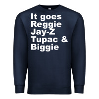 Navy it goes reggie jay Premium Sweatshirt - linhVisuals