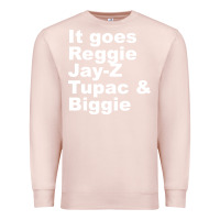 Pale Pink it goes reggie jay Premium Sweatshirt - linhVisuals