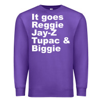 Purple it goes reggie jay Premium Sweatshirt - linhVisuals