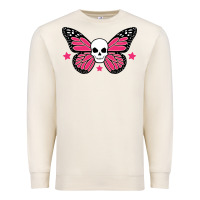 Sandshell butterfly skull Premium Sweatshirt - linhVisuals