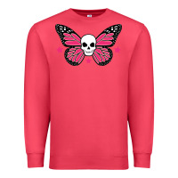 Cardinal butterfly skull Premium Sweatshirt - linhVisuals