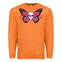 Carrot butterfly skull Premium Sweatshirt - linhVisuals