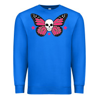 True Royal butterfly skull Premium Sweatshirt - linhVisuals